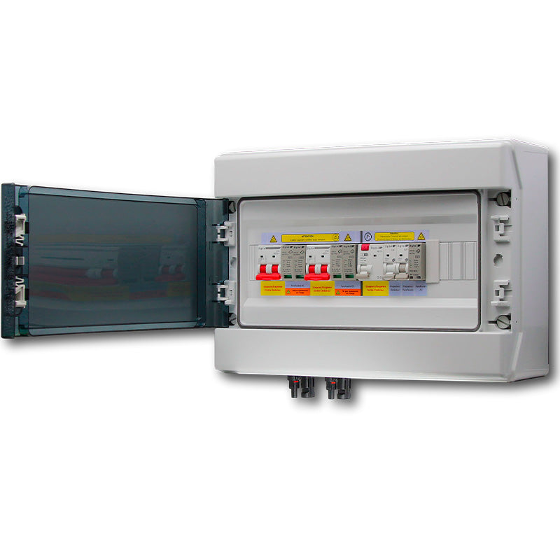 ARMARIO PROTECCIONES DC+AC 6 KW Monofásico 600Vdc. 2 MPPT
