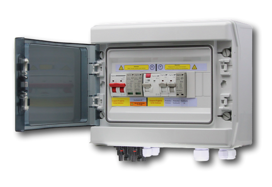 ARMARIO PROTECCIONES  DC+AC  4,5 KW  Monofásico 600Vdc     1 MPPT